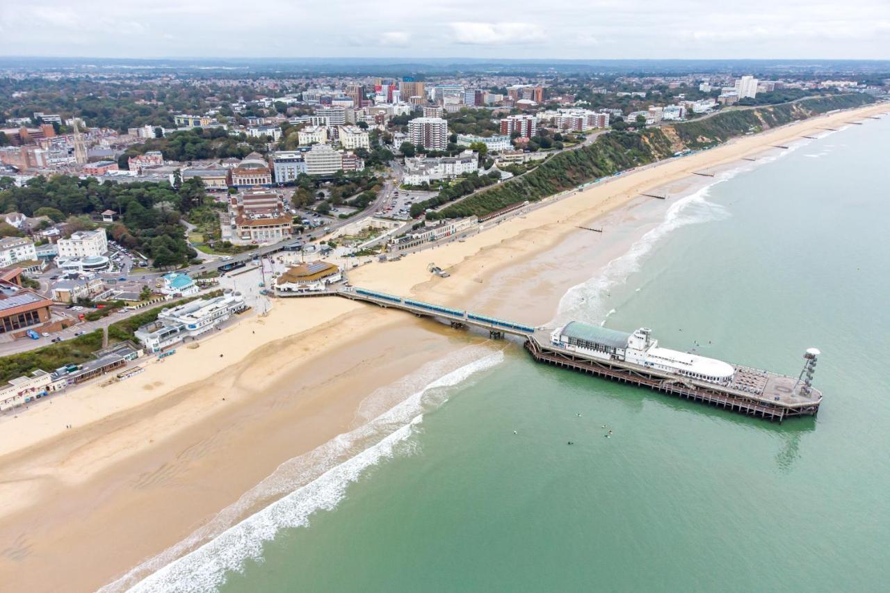 Central 2 Double Bedroom Flat With Parking Bournemouth Ngoại thất bức ảnh