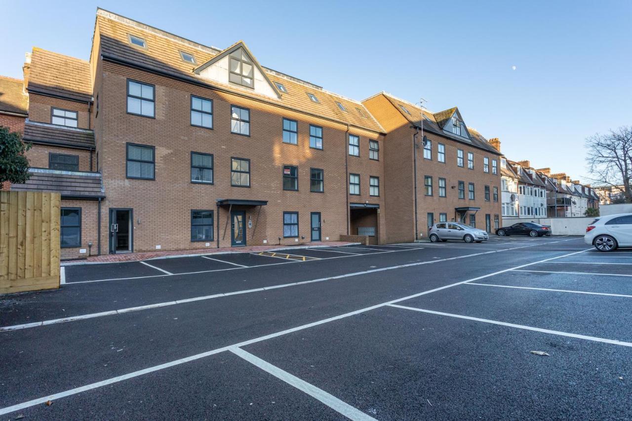 Central 2 Double Bedroom Flat With Parking Bournemouth Ngoại thất bức ảnh